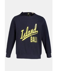 dunkelblaues bedrucktes Sweatshirt von JP1880