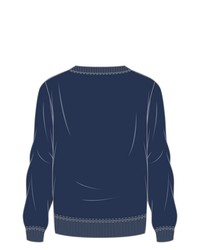 dunkelblaues bedrucktes Sweatshirt von Kappa