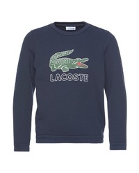 dunkelblaues bedrucktes Sweatshirt von Lacoste