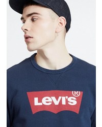 dunkelblaues bedrucktes Sweatshirt von Levi's