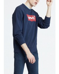 dunkelblaues bedrucktes Sweatshirt von Levi's