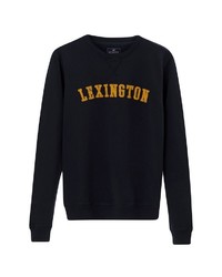 dunkelblaues bedrucktes Sweatshirt von Lexington