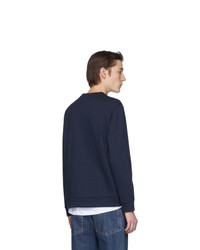 dunkelblaues bedrucktes Sweatshirt von Etro