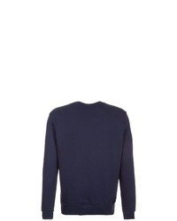 dunkelblaues bedrucktes Sweatshirt von New Era