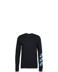 dunkelblaues bedrucktes Sweatshirt von Nike Sportswear