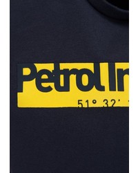 dunkelblaues bedrucktes Sweatshirt von Petrol Industries