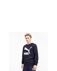 dunkelblaues bedrucktes Sweatshirt von Puma