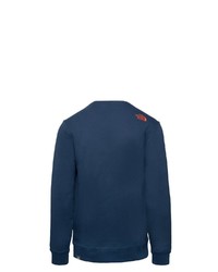 dunkelblaues bedrucktes Sweatshirt von The North Face