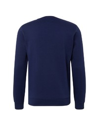 dunkelblaues bedrucktes Sweatshirt von Tom Tailor Denim