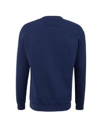 dunkelblaues bedrucktes Sweatshirt von Tom Tailor Denim