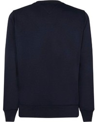 dunkelblaues bedrucktes Sweatshirt von Tommy Hilfiger