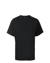 dunkelblaues bedrucktes T-Shirt mit einem Rundhalsausschnitt von Represent