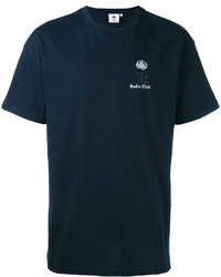 dunkelblaues bedrucktes T-shirt von Carhartt