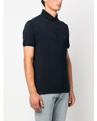 dunkelblaues besticktes Polohemd von Etro