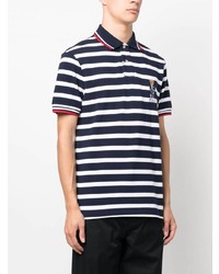 dunkelblaues besticktes Polohemd von Polo Ralph Lauren