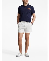 dunkelblaues besticktes Polohemd von Polo Ralph Lauren