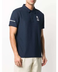 dunkelblaues besticktes Polohemd von North Sails