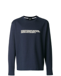 dunkelblaues besticktes Sweatshirt von Calvin Klein 205W39nyc