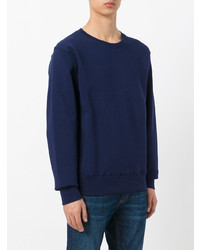 dunkelblaues besticktes Sweatshirt von Stella McCartney