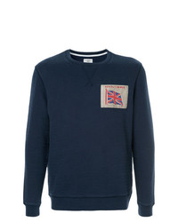 dunkelblaues besticktes Sweatshirt von Kent & Curwen