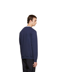 dunkelblaues besticktes Sweatshirt von Kenzo