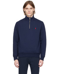 dunkelblaues besticktes Sweatshirt von Polo Ralph Lauren