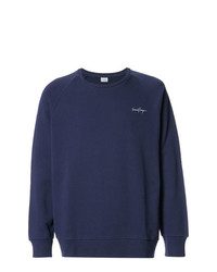 dunkelblaues besticktes Sweatshirt von Second/Layer