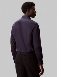 dunkelblaues Businesshemd von Calvin Klein