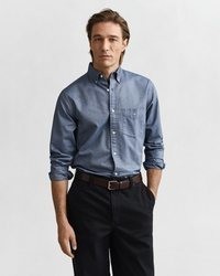 dunkelblaues Businesshemd von Gant