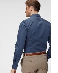 dunkelblaues Businesshemd von Olymp