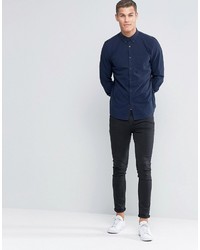 dunkelblaues Businesshemd von Jack Wills