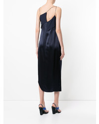 dunkelblaues Camisole-Kleid von Dion Lee