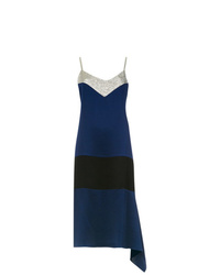 dunkelblaues Camisole-Kleid von Gloria Coelho