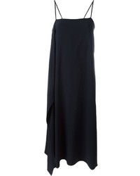 dunkelblaues Camisole-Kleid von Helmut Lang