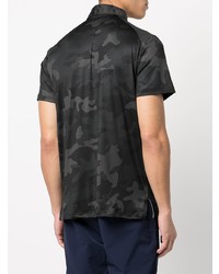 dunkelblaues Camouflage Polohemd von RLX Ralph Lauren