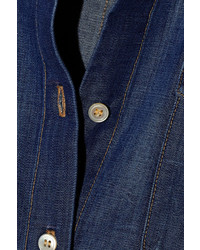 dunkelblaues Chambray Businesshemd von Frame Denim