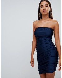 dunkelblaues figurbetontes Kleid von AX Paris
