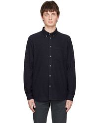 dunkelblaues Flanell Langarmhemd von Norse Projects