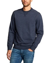 dunkelblaues Fleece-Sweatshirt von Eddie Bauer