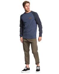 dunkelblaues Fleece-Sweatshirt von Quiksilver