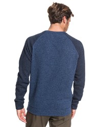 dunkelblaues Fleece-Sweatshirt von Quiksilver