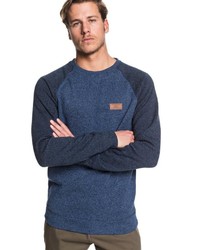 dunkelblaues Fleece-Sweatshirt von Quiksilver