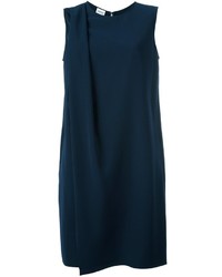 dunkelblaues gerade geschnittenes Kleid von Armani Collezioni