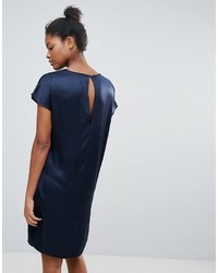 dunkelblaues gerade geschnittenes Kleid von Vila