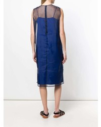 dunkelblaues gerade geschnittenes Kleid von Demoo Parkchoonmoo