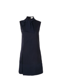 dunkelblaues gerade geschnittenes Kleid von Victoria Victoria Beckham