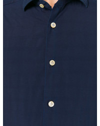 dunkelblaues Hemd von Kiton