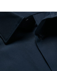 dunkelblaues Hemd von Alexander McQueen