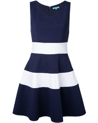 dunkelblaues horizontal gestreiftes Kleid von GUILD PRIME