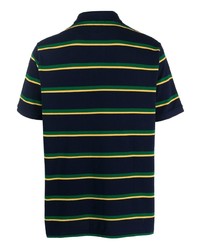 dunkelblaues horizontal gestreiftes Polohemd von Polo Ralph Lauren